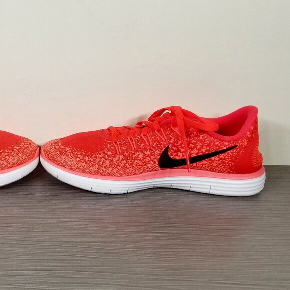 Nike Free Run Distance Running Shoes 827116-600 Orange Womens Size 6.5 US / 37.5 - Picture 8 of 12